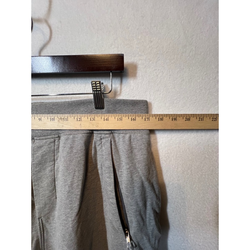 Lululemon Grey Jogger Sweatpants Size L Casual‎ Lounge Zip Pocket - Picture 9 of 12